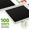 9" x 12" Sketch Book, 1-Pack 100 Sheets Spiral Bound Art Sketchbook, Acid Free (68lb/100gsm) Artist Drawing Book Paper Painting Sketching Pad